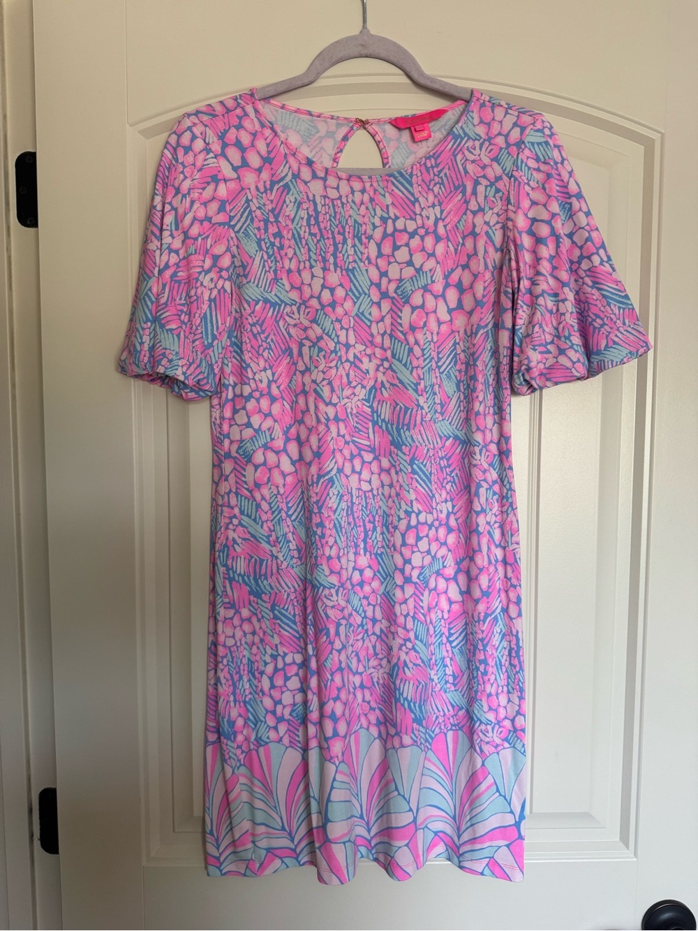Lilly Pulitzer Pink & Blue Floral Dress